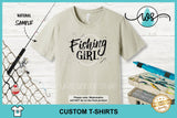 T-Shirt Fishing Girl