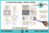 Printable Encouraging Bible Cards 16 Boho
