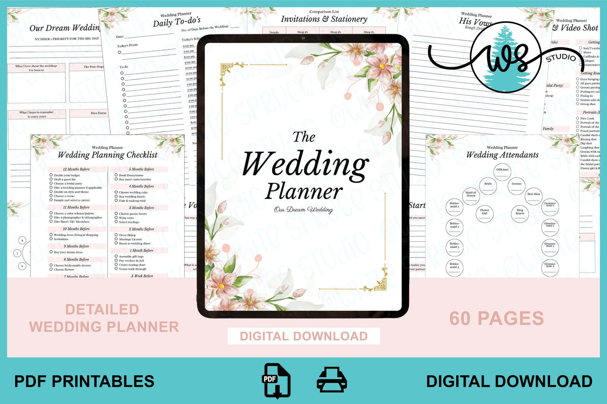 Printable Wedding Planner – White Spruce Studio printable-wedding-planner-white-spruce-studio