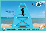 Decal SUP Woman Standing