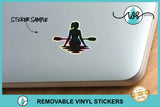 Sticker Holographic, Kayak Woman Still Waters Mini