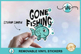 Sticker, Gone Fishing