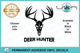 Decal Deer Hunter Skull