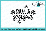 SVG Autumn Winter Quote, Snuggle Season
