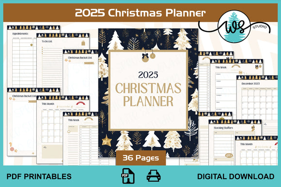 2025 Printable Christmas Planner