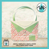 3D Paper Purse Template Shirt Design