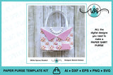3D Paper Purse Template Shirt Design