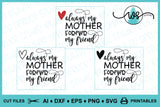 SVG Mother's Day Logo, Always My Mother