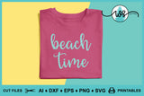 SVG Summer Logo, Beach Words