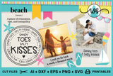 SVG Summer Logo, Beach Words