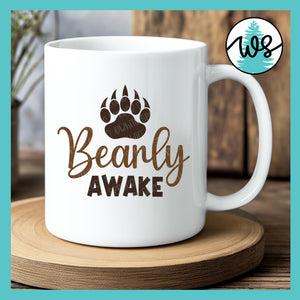 SVG Bearly Awake, Bear Claw