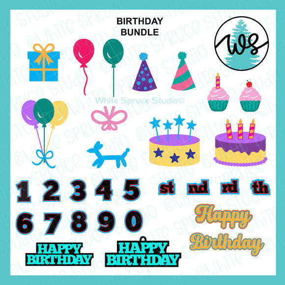 SVG Birthday Bundle