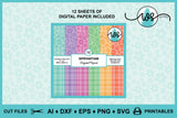 SVG Spring Bow Topper Bunny Crafts