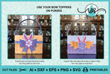 SVG Spring Bow Topper Bunny Crafts