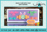 SVG Spring Bow Topper Bunny Crafts