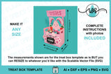 Bunny Treat Box SVG Template | Easter Candy Box