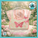 Butterfly Paper Purse SVG | 3D Gift Bag Template for Cricut & Silhouette