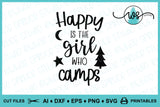 Outdoor Girl SVG Logos: Kayak, Fish, Hunt, Hike, Camp