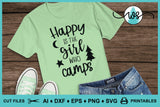 Outdoor Girl SVG Logos: Kayak, Fish, Hunt, Hike, Camp