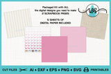 Cat Scrapbook Page SVG: Cat Lover Crafting Kit (Digital Download)