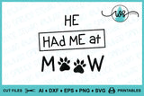 SVG Cat Logo, Had Me at Meow
