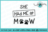 SVG Cat Logo, Had Me at Meow