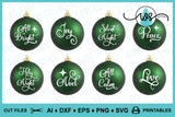SVG Christmas Ornament Silent Night Collection