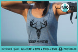 SVG Hunting Logo, Deer Skull
