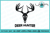 SVG Hunting Logo, Deer Skull