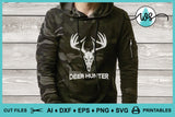 SVG Hunting Logo, Deer Skull