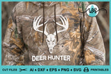 SVG Hunting Logo, Deer Skull