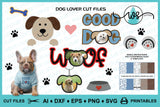 Dog Clipart SVG: Scrapbook Kit with Photo Frames (Digital Download)