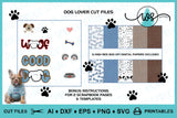 Dog Clipart SVG: Scrapbook Kit with Photo Frames (Digital Download)