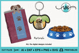 Dog Clipart SVG: Scrapbook Kit with Photo Frames (Digital Download)