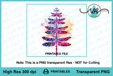 Printable Dragonfly Tree Splatter