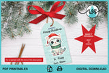 Printable Editable Cute Animal Christmas Gift Tags