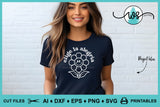 Elige la Alegría Retro SVG PNG DXF | Spanish Positive Quote Cut File