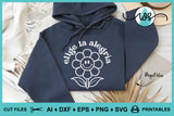 Elige la Alegría Retro SVG PNG DXF | Spanish Positive Quote Cut File