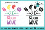 SVG Bloom Love Flowers