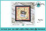 Halloween Spiderweb Spider Card Template