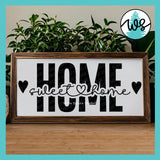 SVG Home Sweet Home Clipart Printable