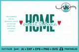 SVG Home Sweet Home Clipart Printable