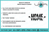 SVG Home Sweet Home Clipart Printable