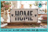 SVG Home Sweet Home Clipart Printable