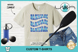 T-Shirt Kayak Waves