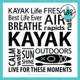 SVG Kayak Logo SVG, Kayak Subway Art