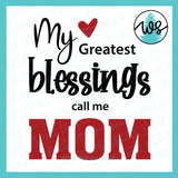 SVG Mother's Day Logo, My Greatest Blessings