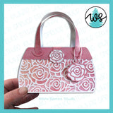 3D Paper Purse Template, Flower Design