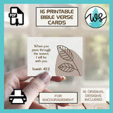 Printable Encouraging Bible Cards 16 Boho