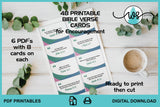 Printable Encouraging Bible Cards 48 Abstract